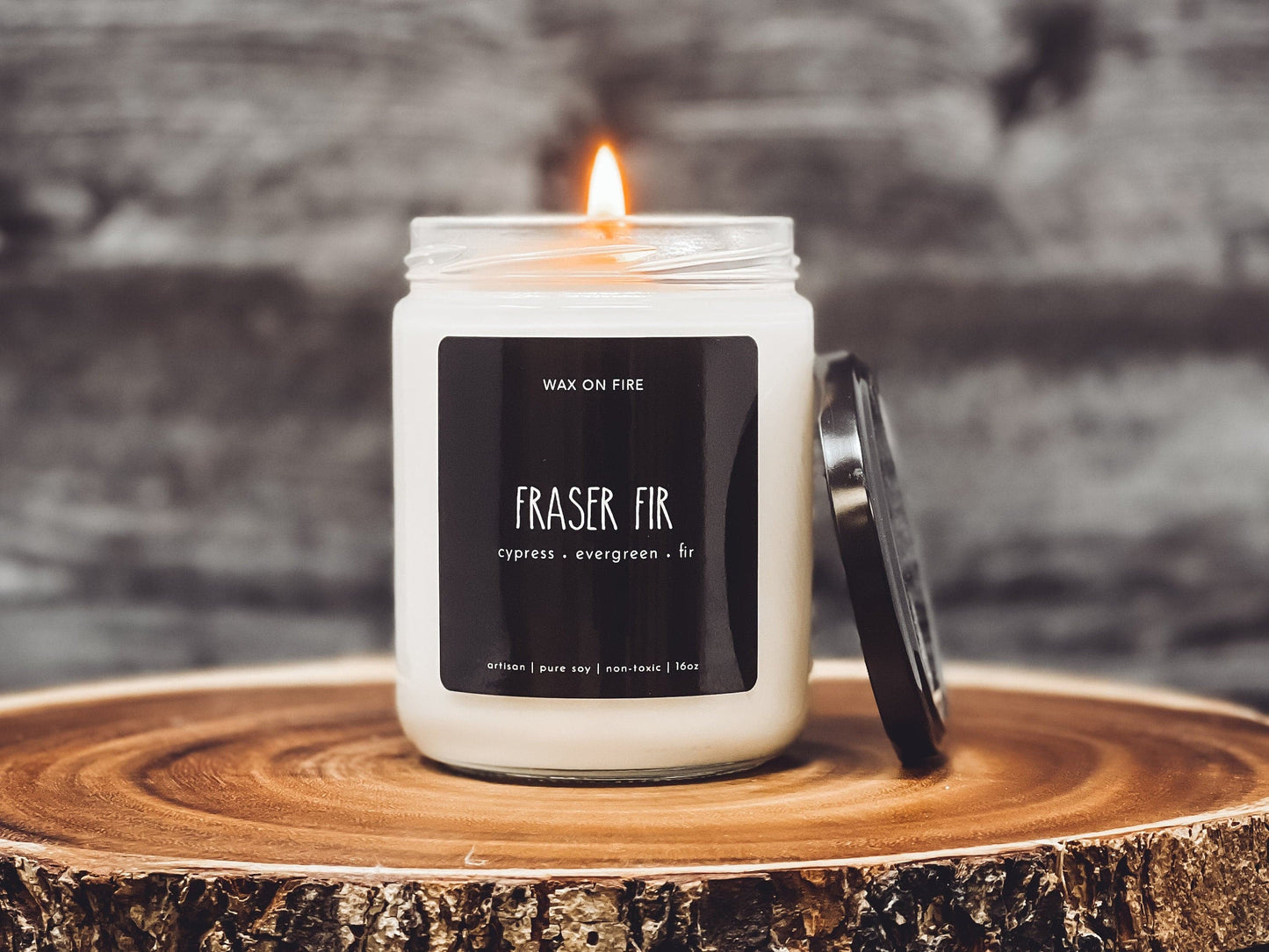 Fraser Fir | Non-Toxic Soy Candle - Wax On Fire