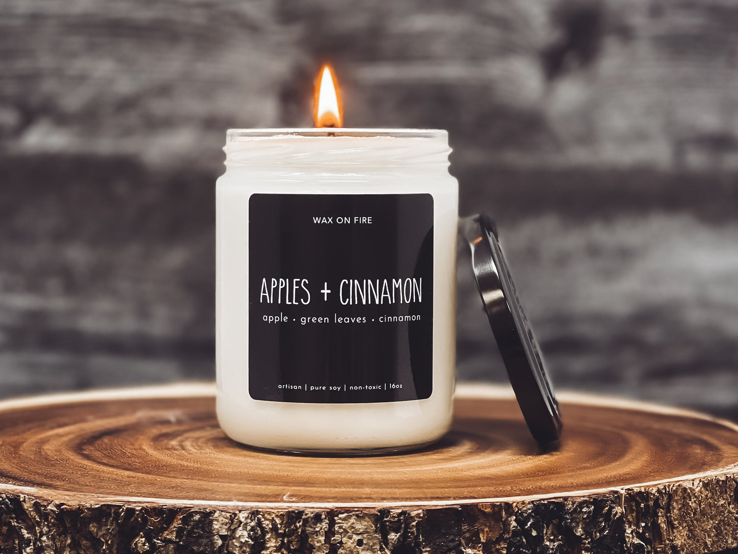 Apples + Cinnamon | Non-Toxic Soy Candle