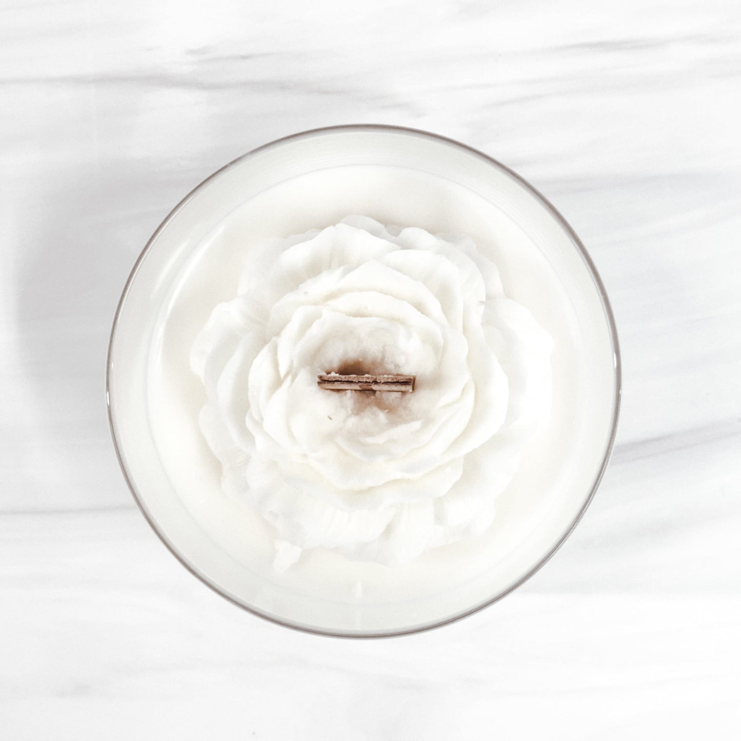 Peony Flower Candle | Non-Toxic Soy Candle