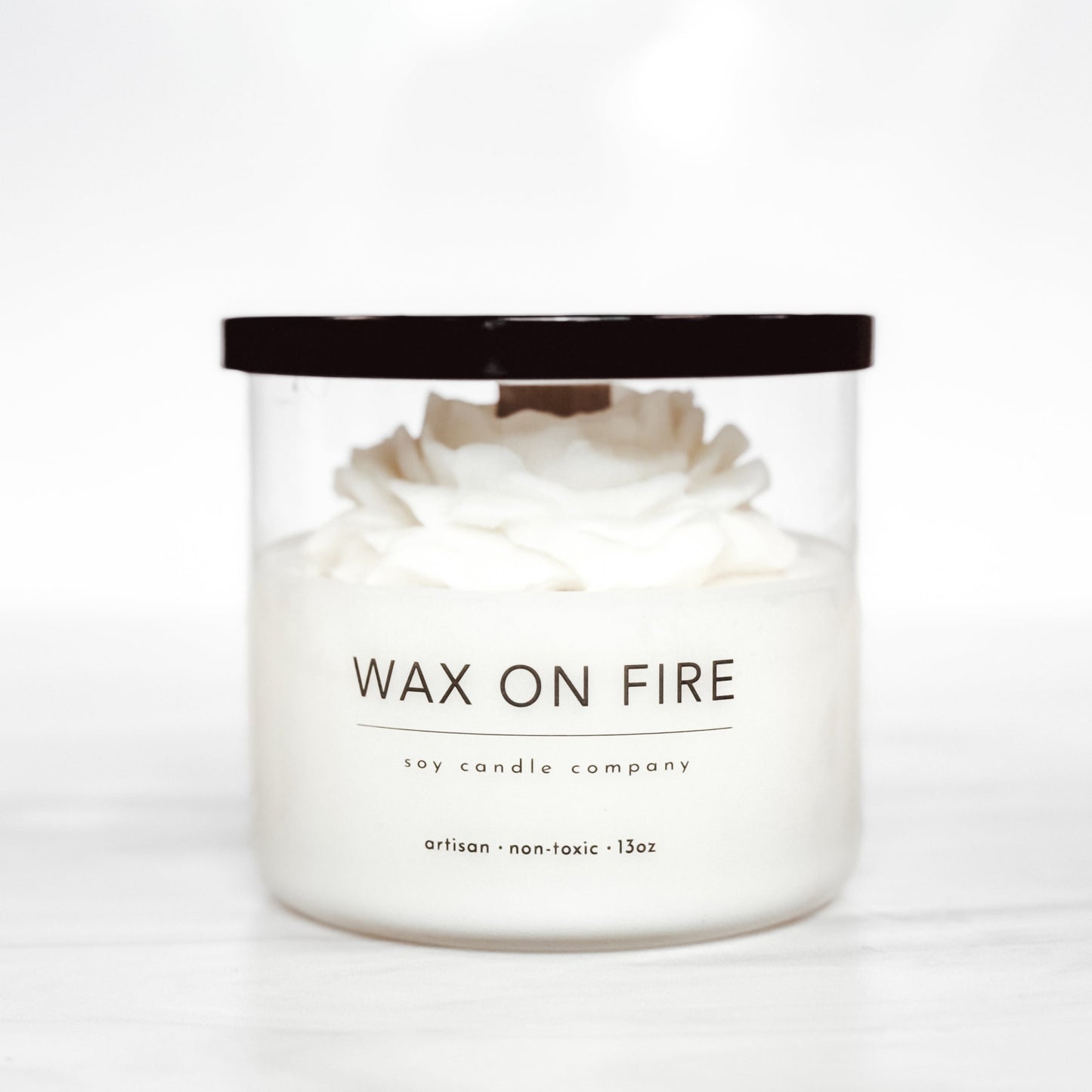 Peony Flower Candle | Non-Toxic Soy Candle